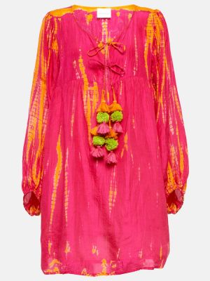 Vestito di seta Anna Kosturova rosa