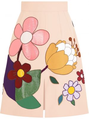 Falda de flores Dolce & Gabbana