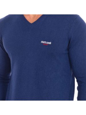 Sweatshirt Roberto Cavalli blau