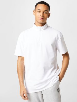 Μπλούζα με φερμουάρ Urban Classics λευκό
