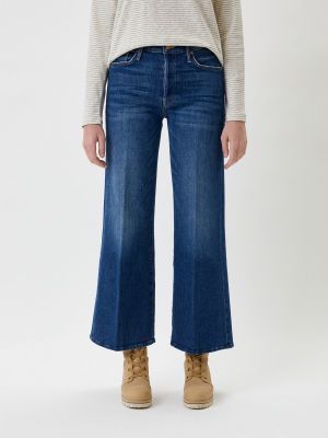 Широкие джинсы Mother, синие