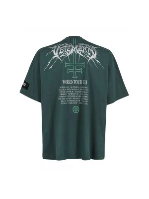Camiseta de algodón Vetements verde