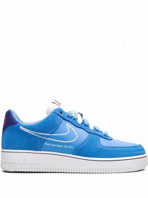 Zamšādas snīkeri Nike Air Force 1 zils