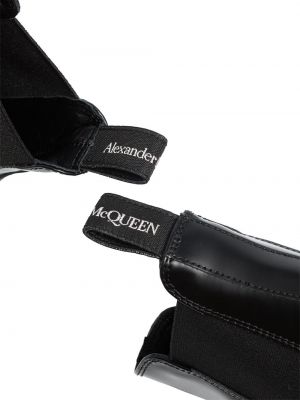 Chelsea boots en cuir Alexander Mcqueen noir