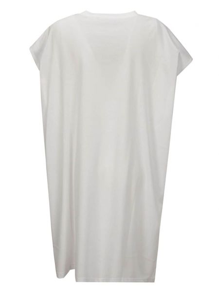Bavlněné šaty s potiskem Y/project bílé