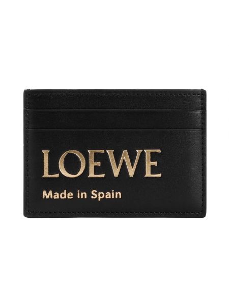Czarny portfel Loewe