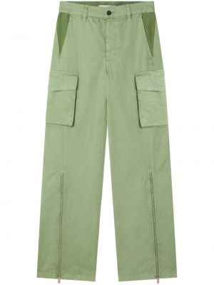 Bavlněné cargo kalhoty Stella Mccartney zelené