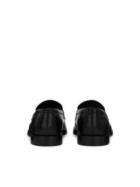 Botas de cuero Dolce & Gabbana negro