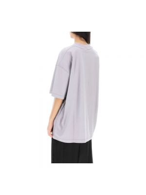 Camiseta de algodón oversized Vetements violeta