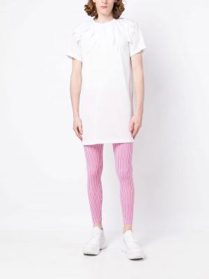 Gestreifter leggings Comme Des Garçons Homme Plus pink