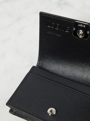 Kožená peněženka Loewe černá