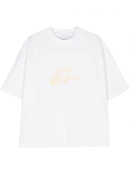T-shirt aus baumwoll Bonsai weiß