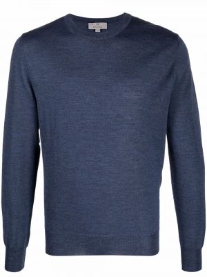Jersey de punto de tela jersey Canali azul