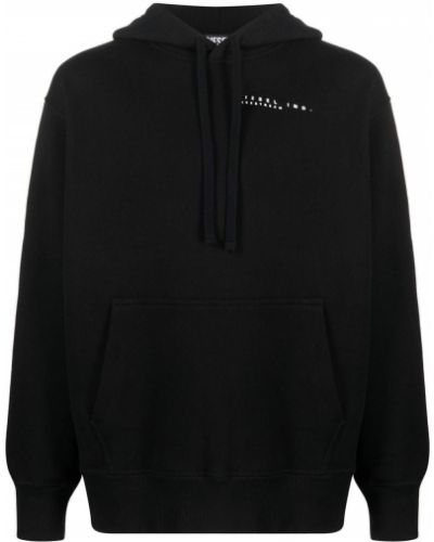 Hoodie Diesel svart