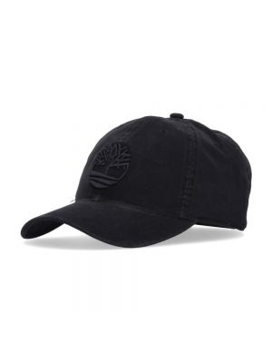 Czarna czapka z daszkiem Timberland