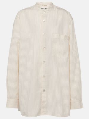Ριγέ βαμβακερό πουκάμισο Birkenstock 1774 μπεζ