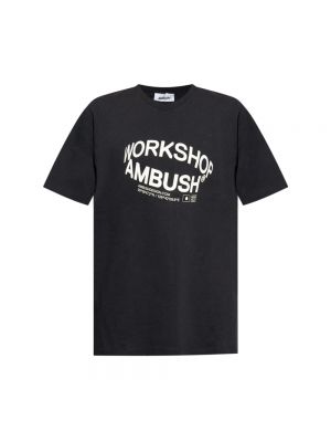 T-shirt con stampa Ambush nero