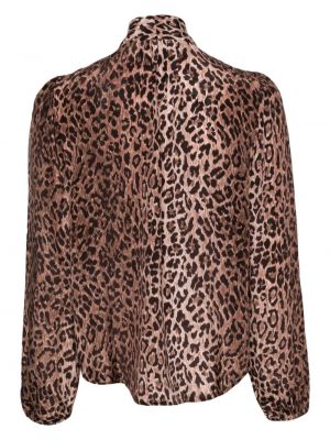 Bluse mit print mit leopardenmuster Rixo