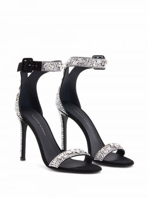 Sandale mit kristallen Giuseppe Zanotti schwarz
