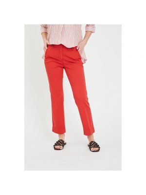 Pantalones chinos Via Masini 80 rojo