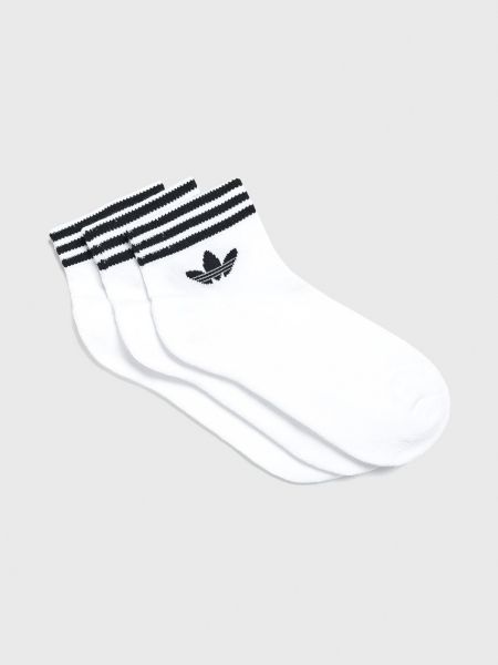 Чорапи за жартиери Adidas Originals бяло