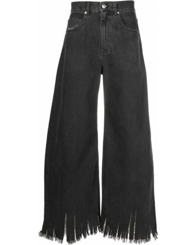 Jeans mit fransen ausgestellt Marni grau