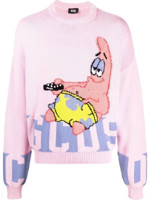 Džemperis ar apdruku Gcds rozā