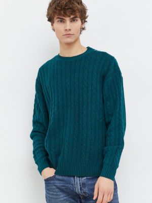 Sweter Hollister Co. zielony