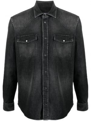 Koszula jeansowa Dondup czarna