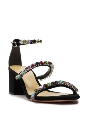 Sandale mit kristallen Alexandre Birman schwarz