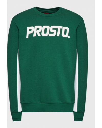 PROSTO. Pulóver KLASYK Classic XXII 1034 Zöld Regular Fit