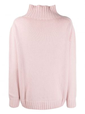 Sweter wełniany Le Tricot Perugia różowy