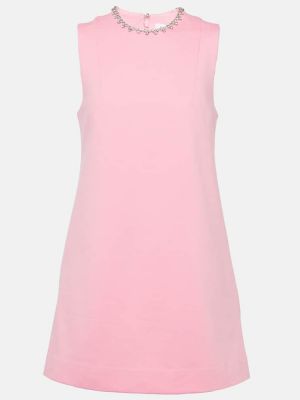 Φόρεμα με πετραδάκια Area ροζ