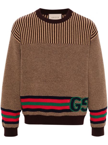 Striktrøje Gucci brun