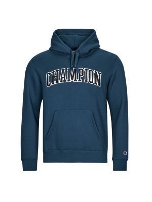 Bavlněná fleecová mikina Champion modrá