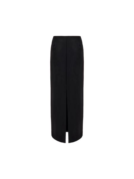 Falda midi de cintura baja Givenchy negro