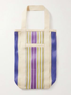 Фиолетовая сумка в полоску Isabel Marant