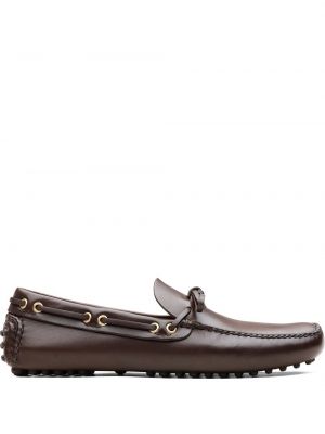 Loafers Car Shoe καφέ