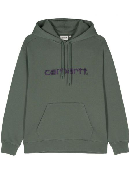 Brodeerattu huppari Carhartt Wip vihreä