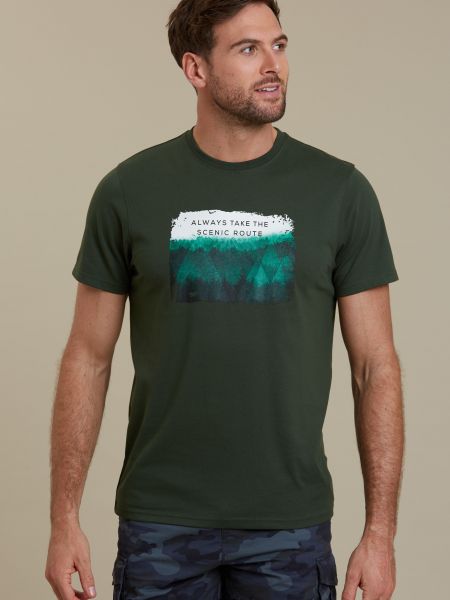 Koszulka Mountain Warehouse zielona