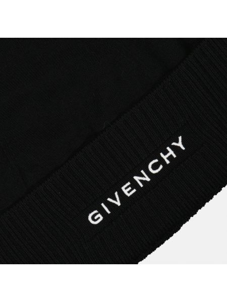 Gorro con bordado de lana Givenchy negro