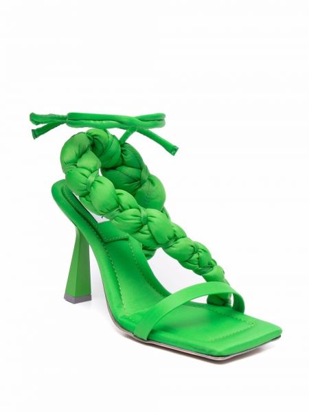Sandales tressées Sebastian Milano vert