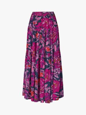 Длинная юбка Lollys Laundry фиолетовая