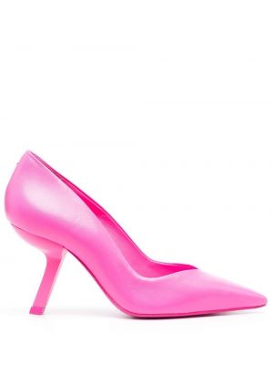 Полуотворени обувки с ток Schutz розово