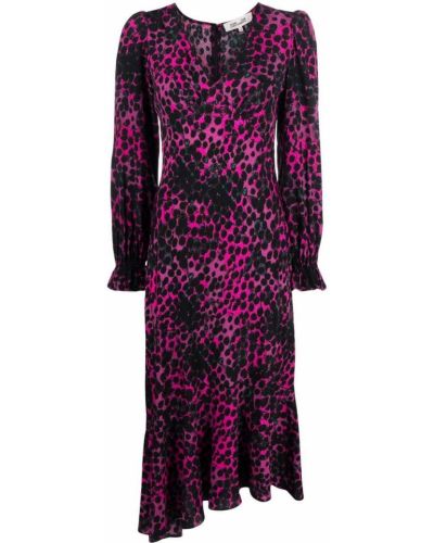 Платье леопардовое Dvf Diane Von Furstenberg
