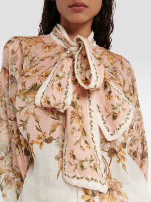 Блуза бродирана на цветя Zimmermann