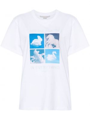 T-shirt en coton à imprimé Stella Mccartney