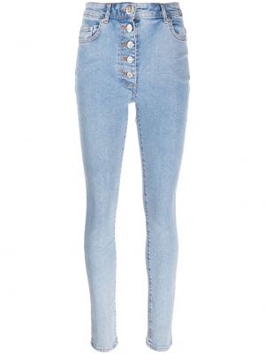 Jeans skinny a vita alta Moschino Jeans blu