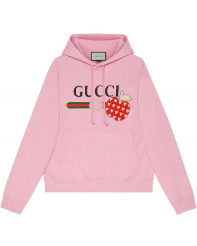 Sudadera con capucha Gucci rosa