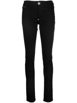 Slim fit skinny džíny Philipp Plein černé